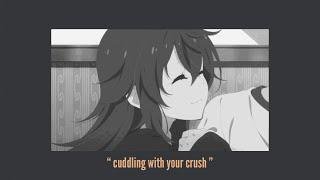 asmr Cuddling on the couch with your crush