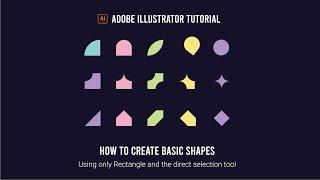How to create basic shapes in Adobe Illustrator