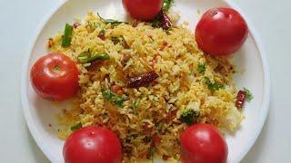 10 ನಿಮಿಷದಲ್ಲಿ ಧಿಡಿರ್ ಟಮಾಟೋ ಚಿತ್ರಾನ್ನ | Tomato Chitranna Recipe | Quick Tomato Rice Recipe in Kannada