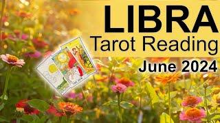 LIBRA TAROT READING "Catching a Lucky Break! Plus, Someone Will Reach Out" June 2024 #tarotreading