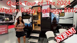 Quick Tour Of The ALL NEW 2024 Modern Buggy Big Buggy BB12 Affordable Teardrop Towable RV