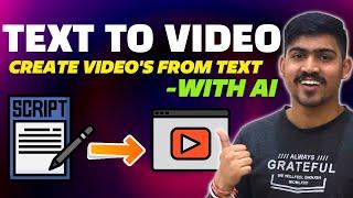 Text To Video  -  Convert Text To Video With AI | Best Text to Video Websites 