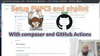 Setup GitHub actions for PHP to run phpcs and phplint