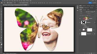 Fill a Shape with a Photo in Photoshop 2022
