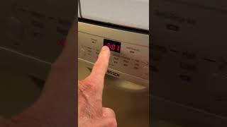  Bosch Dishwasher - Easy RESET  #boschdishwasher