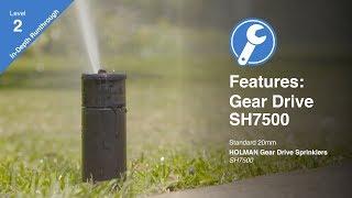 Features of the Holman SH7500 Gear Drive Sprinkler