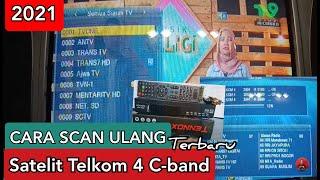 Cara Scan Satelit Telkom 4 di Receiver Mpeg4 2021