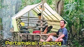 Pertamakali Camping di hutan dan mencari ikan ft bang Wawan.