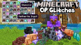 3 OVER POWERED Glitches in Survival Minecraft! (1.21+ Easy Duplication Glitch on Any Device + More)