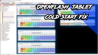OpenFlash Tablet e85 Cold Start Fix