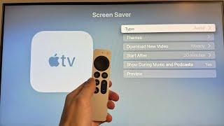 Apple TV: How to Change Screen Saver Tutorial! (For Beginners)