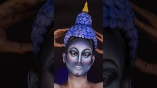 Gautam Buddha makeup art #gautambuddha #buddha #sfx #makeuptutorial #creativemakeup #buddhamakeup