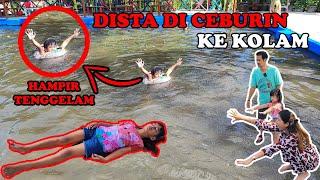 DISTA TENGGELAM KECEBUR DI KOLAM!! SEMUA PANIK #viralvideos