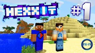 Minecraft Mods - Hexxit Ep 1 - "VOLCANO DIAMONDS!" - w/ Ali-A & Vikk