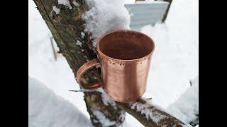 Как сделать медную кружку. How to build copper mug.