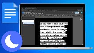 How To Use Dark Mode in Google Docs (2025)