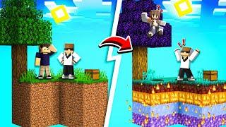 MINECRAFT MAS a ILHA DE SKYLOCK muda OS BLOCOS ALEATORIAMENTE! ft.MarceloDRV, Dudaberud