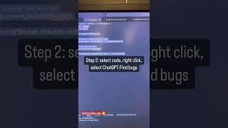 How Chat gpt can fix bug in your code  | ChatGpt #shorts #viral #viralvideo