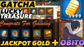 JACKPOT GOLD & OBITO UCHIHA - Lucky Treasure | Ultimate Shinobi | Ultimate Fight Survival