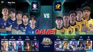 (MDL SEASON 10) LIQUID ACADEMY ID VS ONIC PRODIGY PLAY OFF GAME 3 CASTER INDONESIA