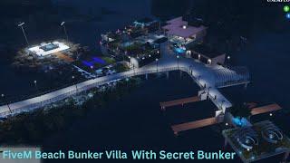 Fivem Beach Bunker Villa MLO - Fivem Gang House - Fivem Villa - Fivem Beautiful Mansion, Fivem MLO