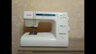 Как заправить верхнюю нить в швейную машину Janome My Excel 1221