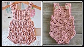 Top 30+ Trendy & So lovely Crochet Baby Rompers Ideas for Beginners