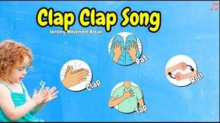 Movement Break from Seat l Play Along Rhythm Game l Body Percussion Percusión Corporal ‘Clap Clap’