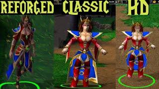 Warcraft 3 Reforged 2.0 Graphics Comparison (ClassicSD/ClassicHD/Reforged)