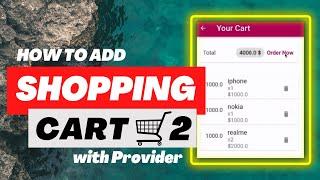 13- Working on Shopping Cart | SHOP APP  | Flutter Tutorial