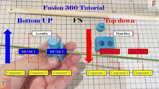 Fusion 360 tutorial (workflow comparison using Parametric and Direct Modeling)