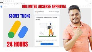  Unlimited Adsense Approval Tricks Within 24 Hours || Adsense Approval Tricks Tools Website