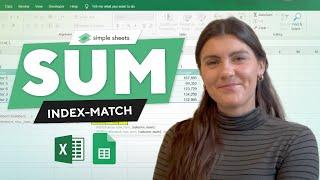 5 Must-Know Excel Formulas: SUM, INDEX, MATCH, SUMIF, SUMIFS