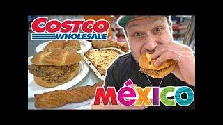 Trying MEXICAN Costco FOOD COURT Fast Food For The First Time!