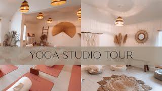 Inspired Studio Tour | Yoga Studio Tour, Cozy Yoga Studio Design + Wellness Space for Yoga