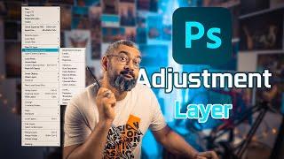 Adjustment layers photoshop شرح | Photoshop Adjustment Layers tutorial