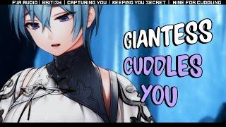 Female Giant Captures You [Cuddles] [Giantess] AUDIO