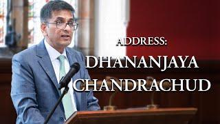 Chief Justice of India Dhananjaya Chandrachud on the role of law in the lives of those it affects