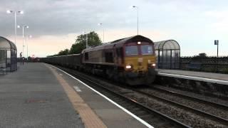 66134 6V02 Tees to Margam at Church Fenton 07/08/2015