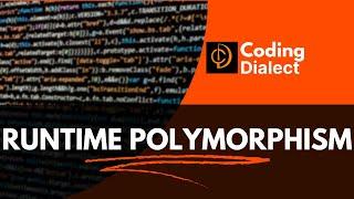 Run Time Polymorphism  | #trending  #viralvideo |@CodingDialect | @H.P._Gaming