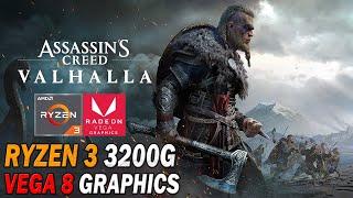 Assassin's Creed VALHALLA | RYZEN 3 3200G | VEGA 8 GRAPHICS | Gameplay Test