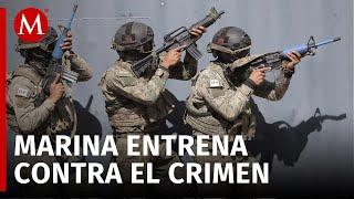 Combate al crimen organizado se vuelve más difícil; fuerzas especiales entrenan varias disciplinas