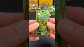 Opening the smallest pack of Pokemon cards in the world #pokemon #pokemoncards