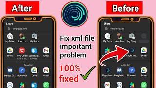 How to fix xml file not import problem in alight motion। File not share in alight motion