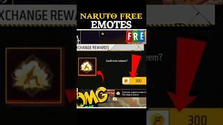 Naruto Free Emote  || #freefire #freefiremax #trending #shorts