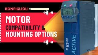 Bonfiglioli Active Series inverter mounting option & motor compatibility clear guideline | Part-12