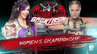 WR3D WM BACKLASH || RONDA ROUSEY VS PEYTON ROYCE || RAW WOMEN'S CHAMPIONSHIP MATCH ||