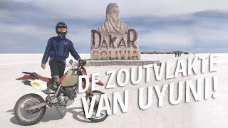 Rijden op de zoutvlaktes van Uyuni in Bolivia!