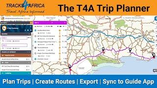Tracks4Africa Trip Planner - Web-Based Overlanding Route Planner | Create Routes | Export | Sync