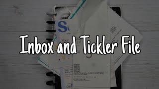 My INBOX and TICKLER FILE System | How I Keep Unsorted Short-Term and Long-Term Papers